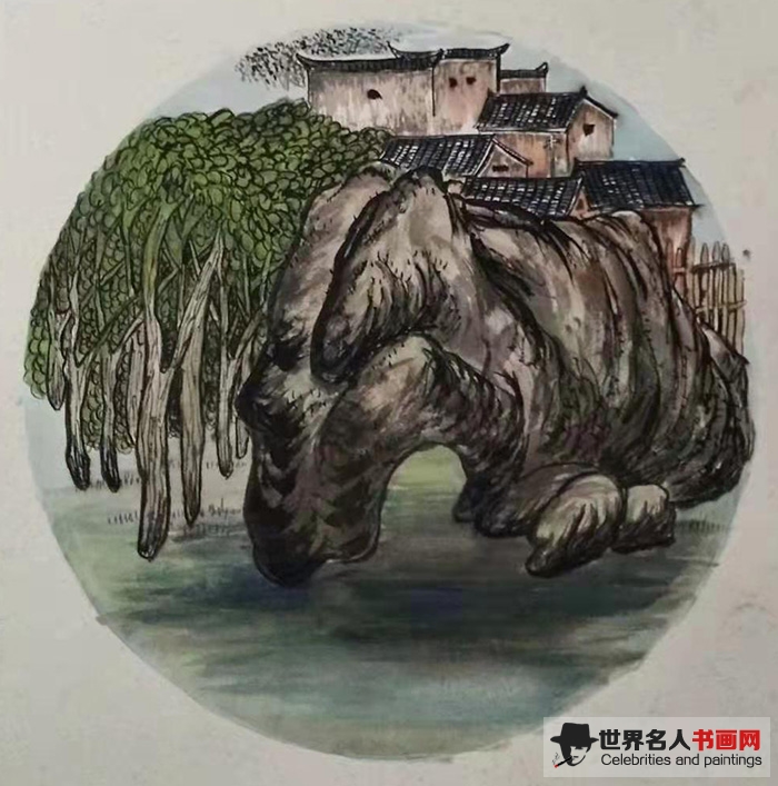 画家周志江花鸟画