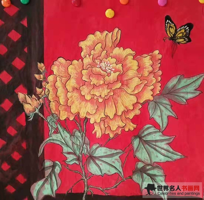 画家周志江花鸟画