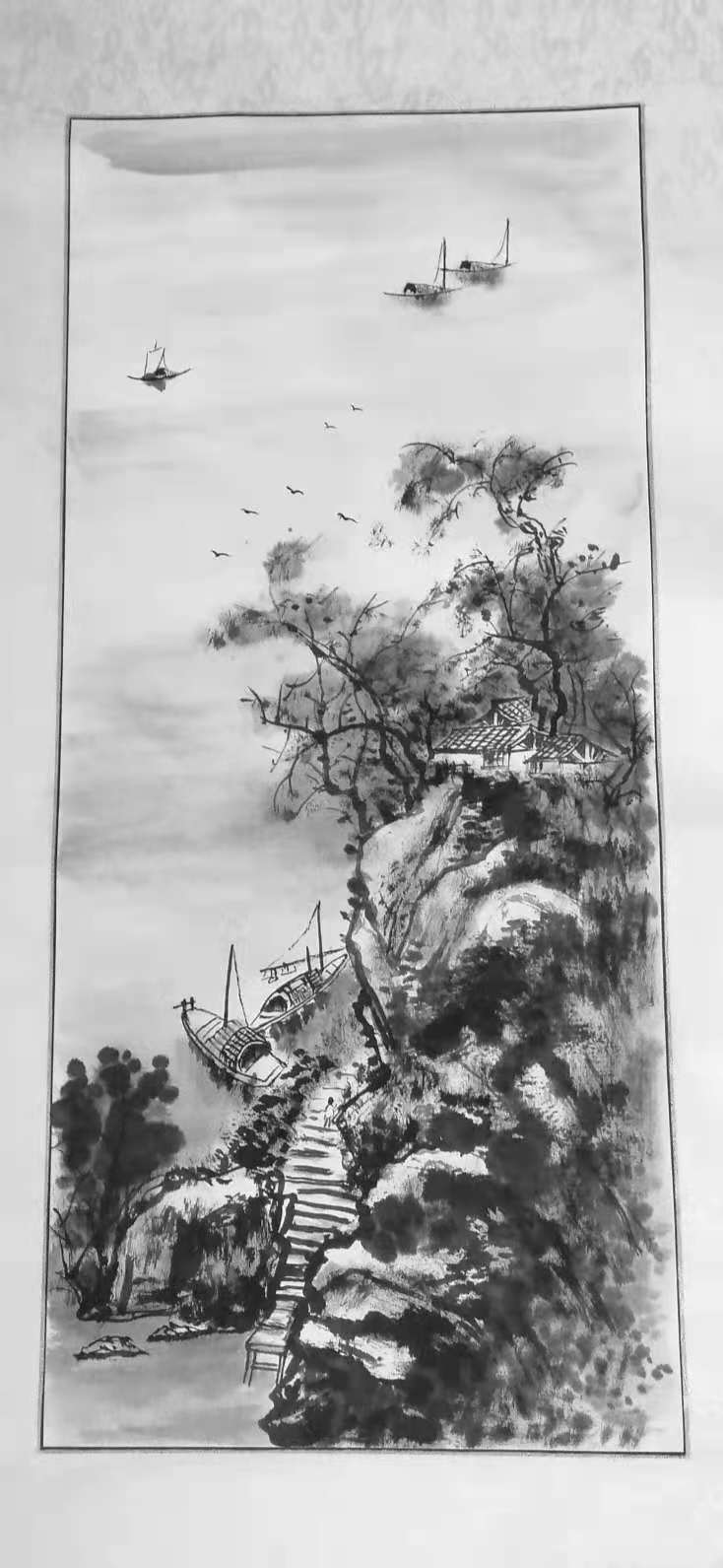 葛建中2021最新水墨山水画