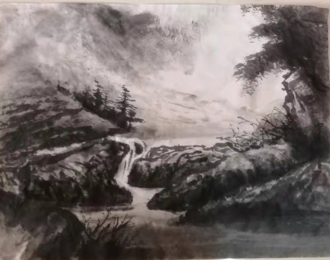 葛建中2021最新水墨山水画