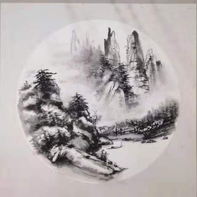 葛建中2021最新水墨山水画