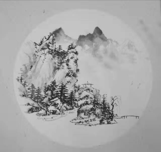 葛建中2021最新水墨山水画