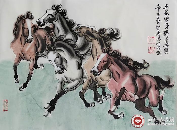 当代画马名家黄贤安