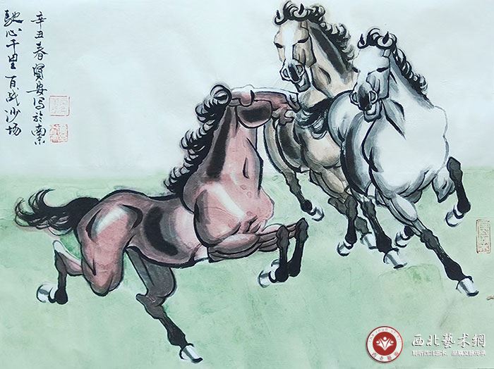 当代画马名家黄贤安