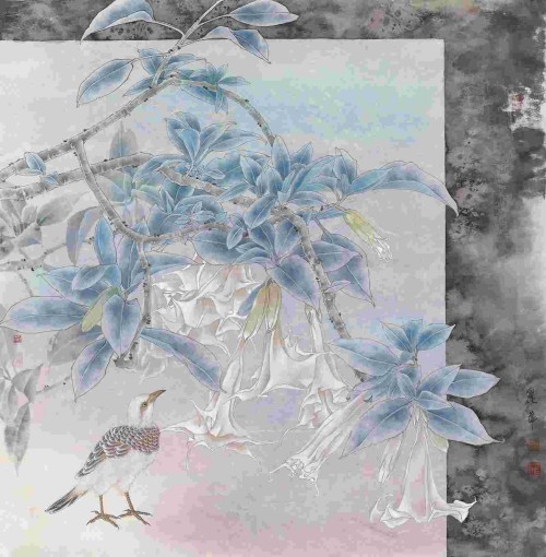 花鸟画家张丽萍作品