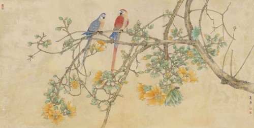 花鸟画家张丽萍作品