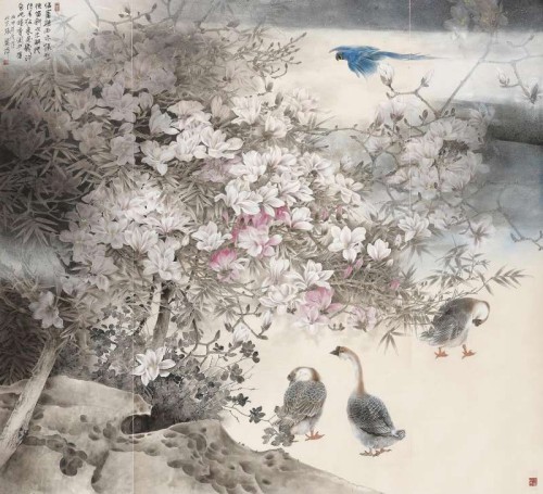 花鸟画家张丽萍作品